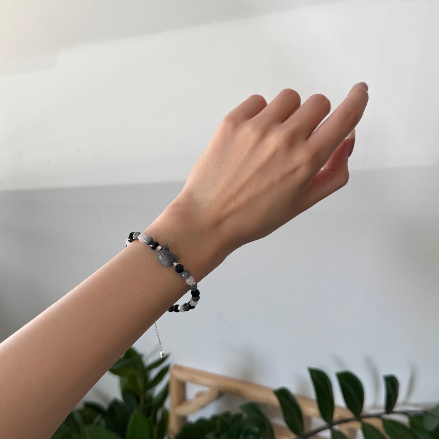 Kuromi Jadeite Bracelet