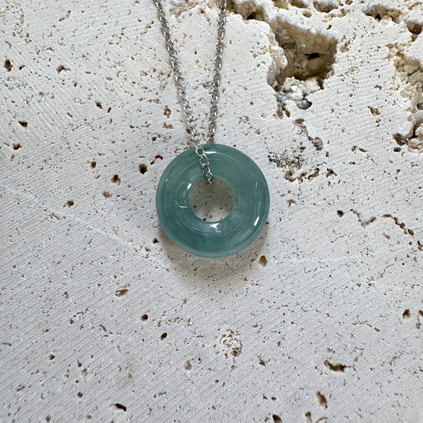 BLEU | Bagel Jadeite Necklace