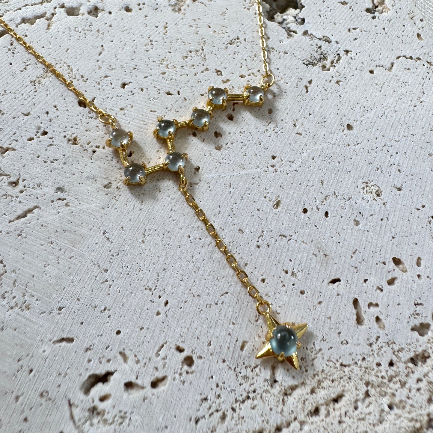 BLEU | Constellation Drop Jadeite Necklace