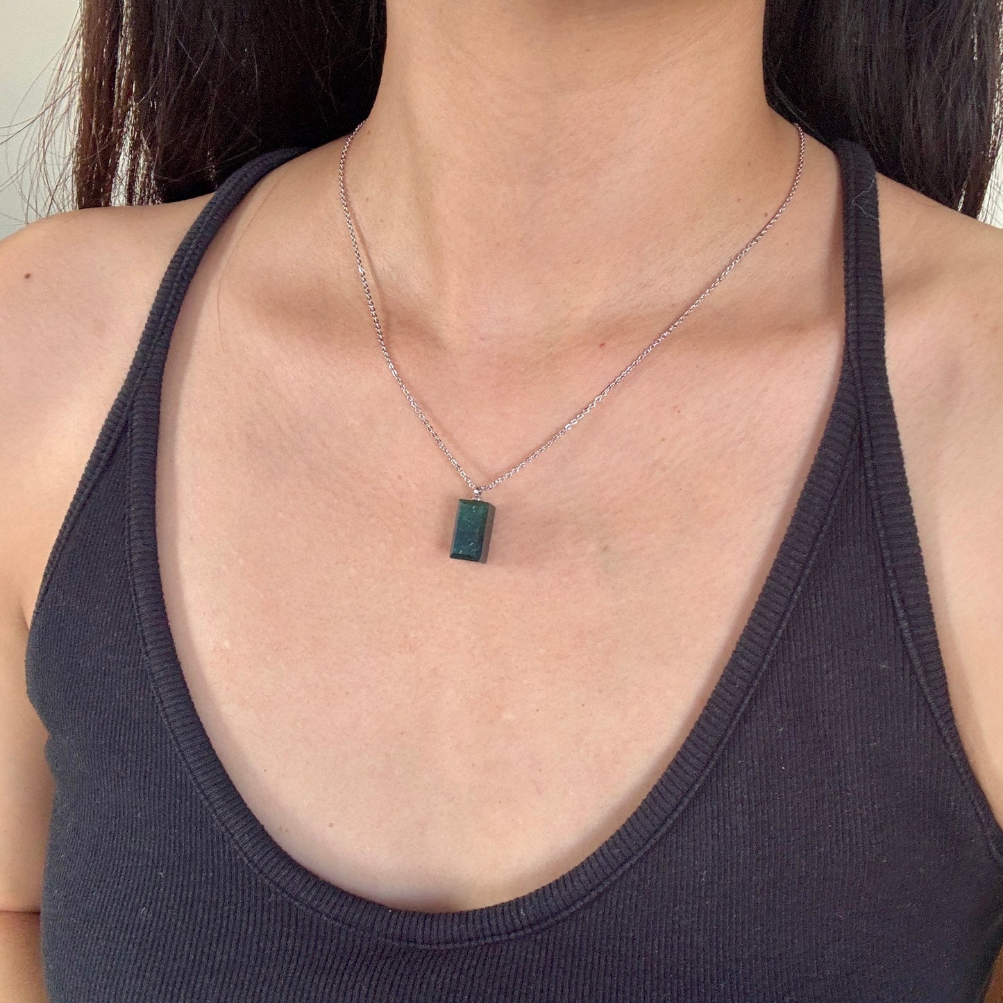 BLEU | Bevel Jadeite Necklace