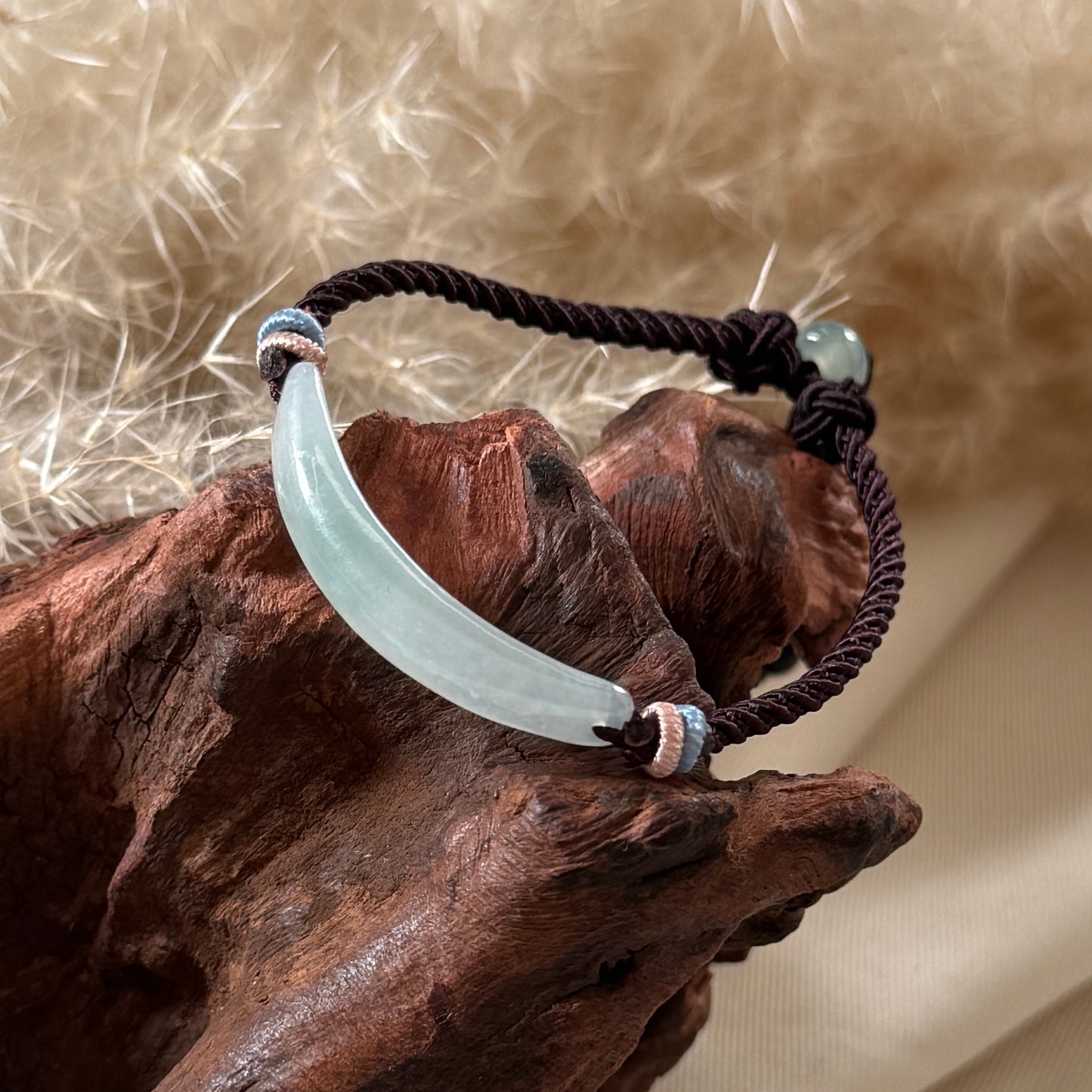 Arcus Jadeite Braided Bracelet