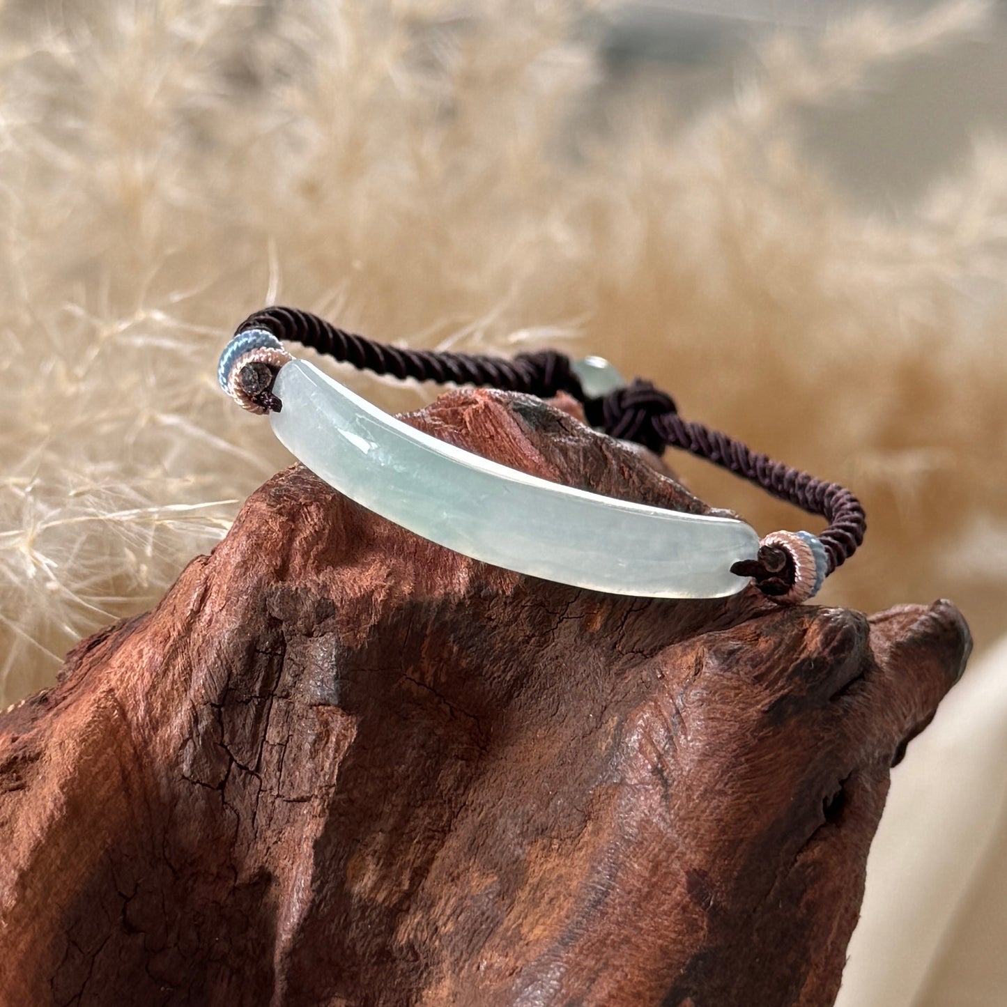 Arcus Jadeite Braided Bracelet