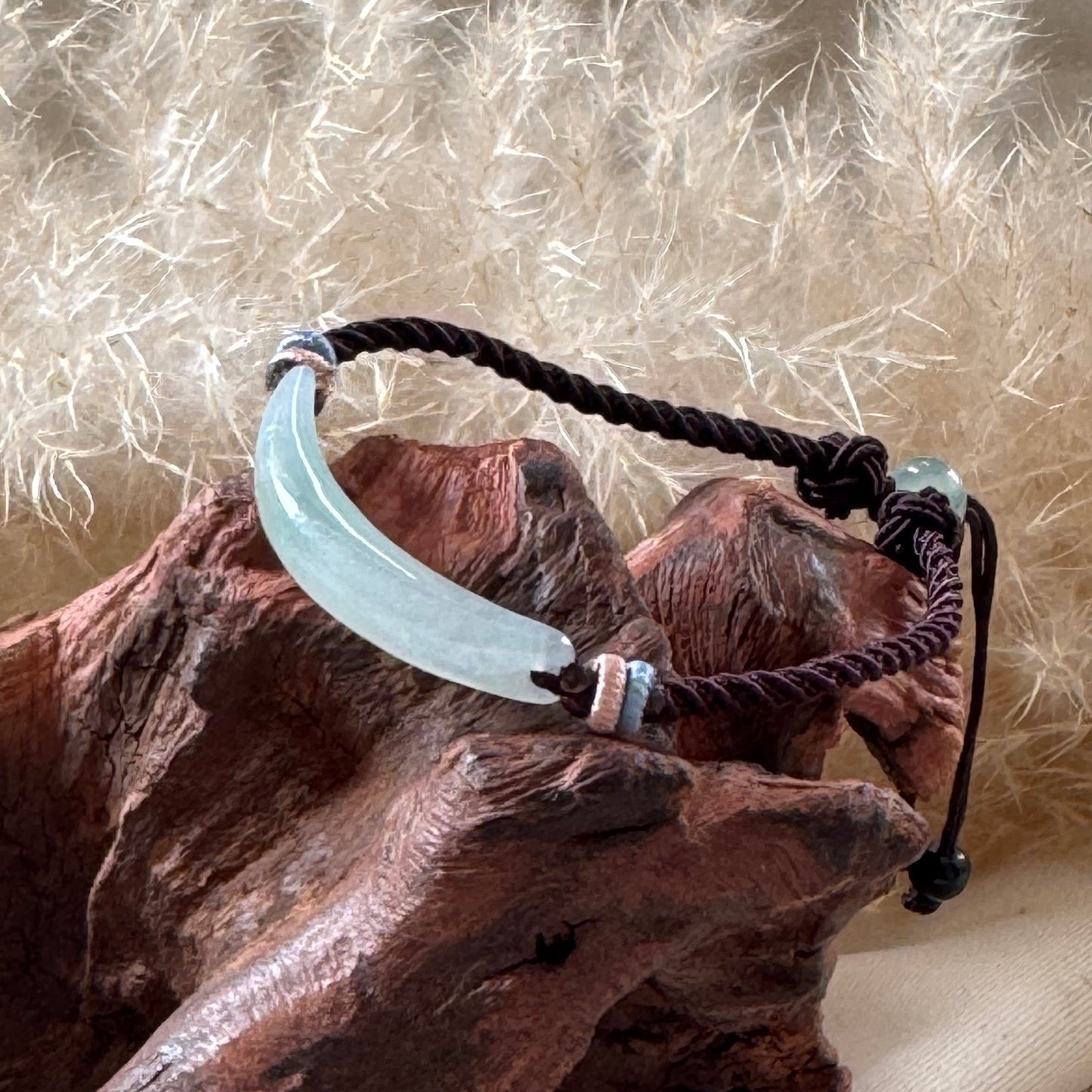 Arcus Jadeite Braided Bracelet