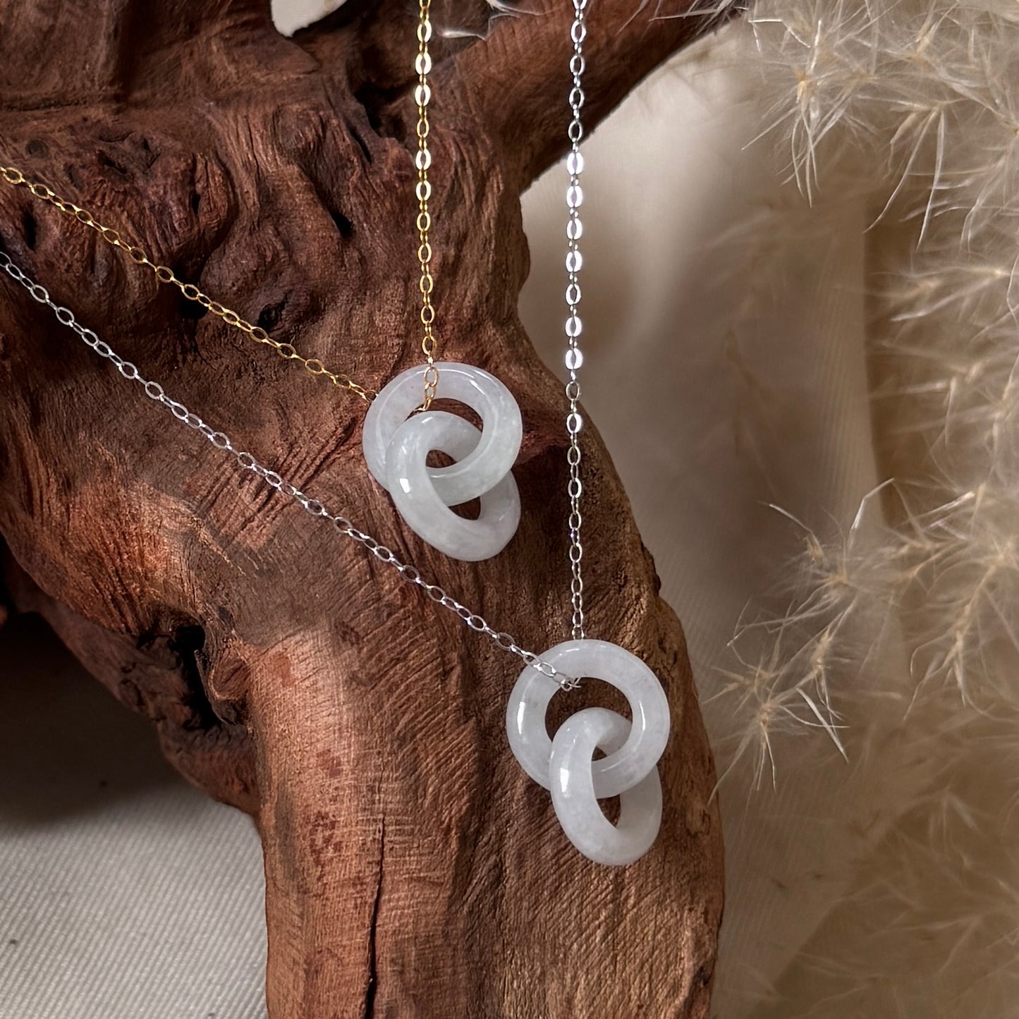 Interlocked Jadeite Necklace