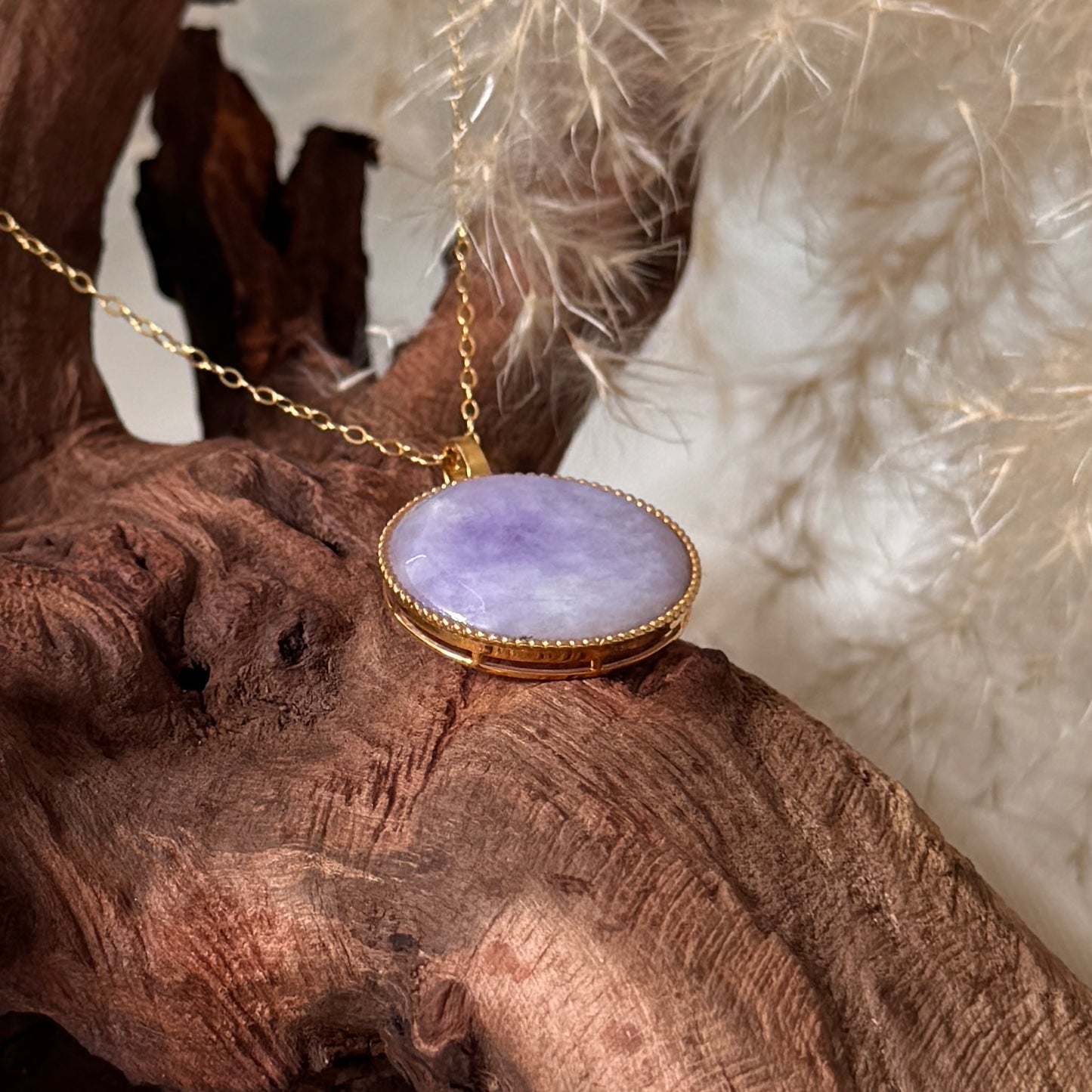 18k Yrene Jadeite Pendant