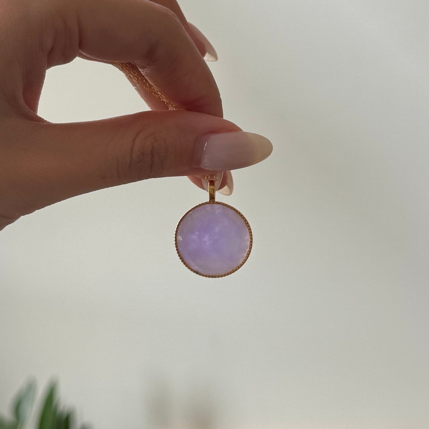 18k Yrene Jadeite Pendant