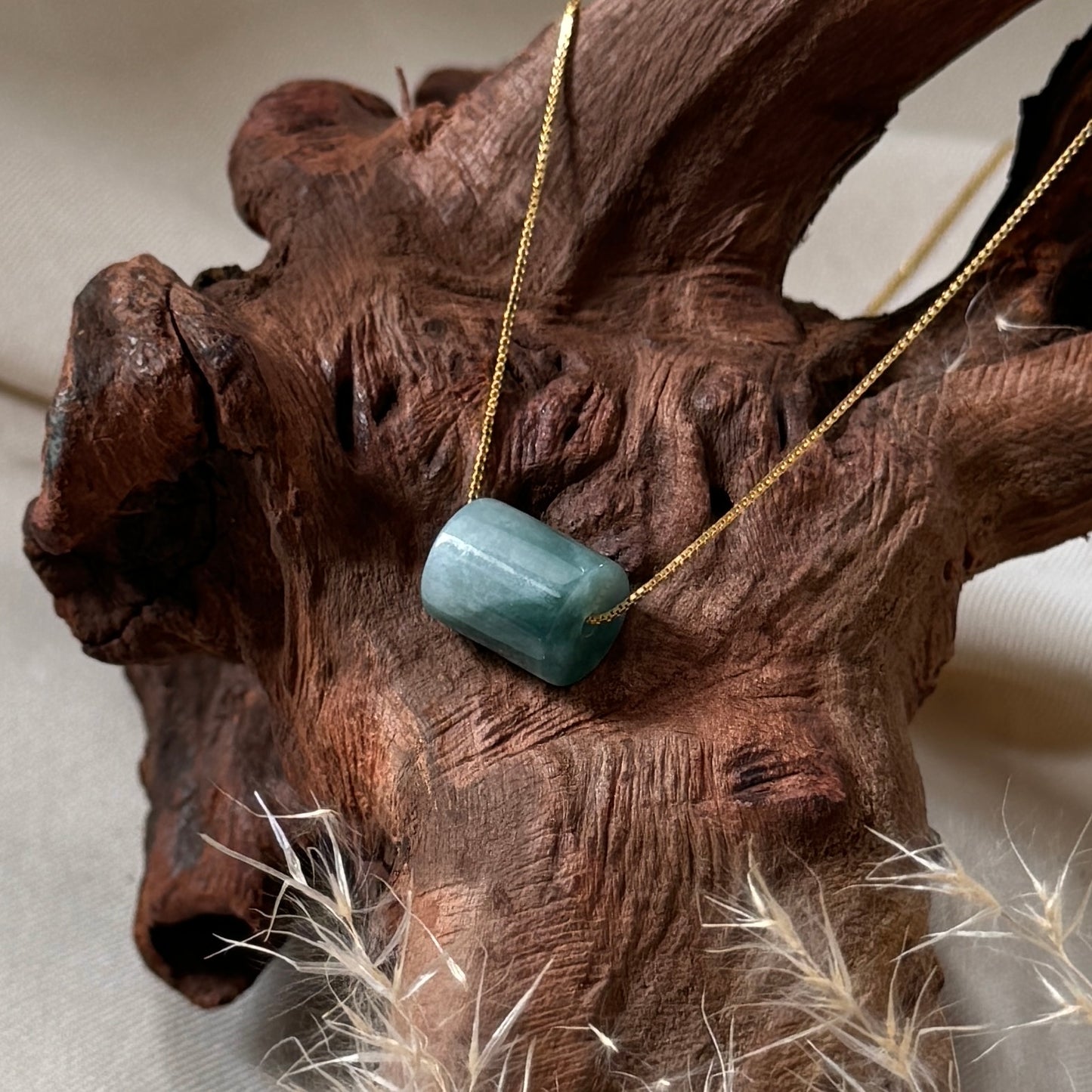 Moss Jadeite Necklace