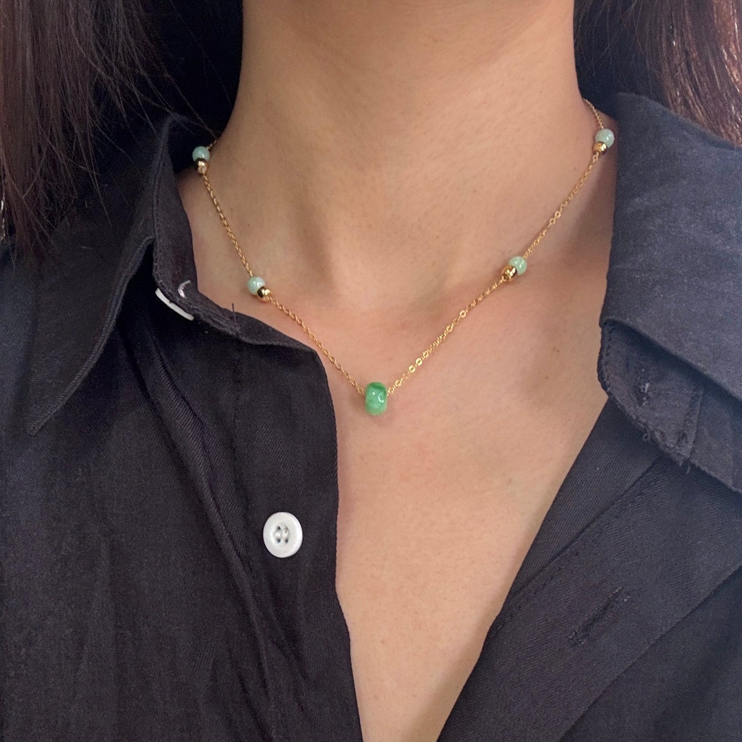 Elva Jadeite Necklace