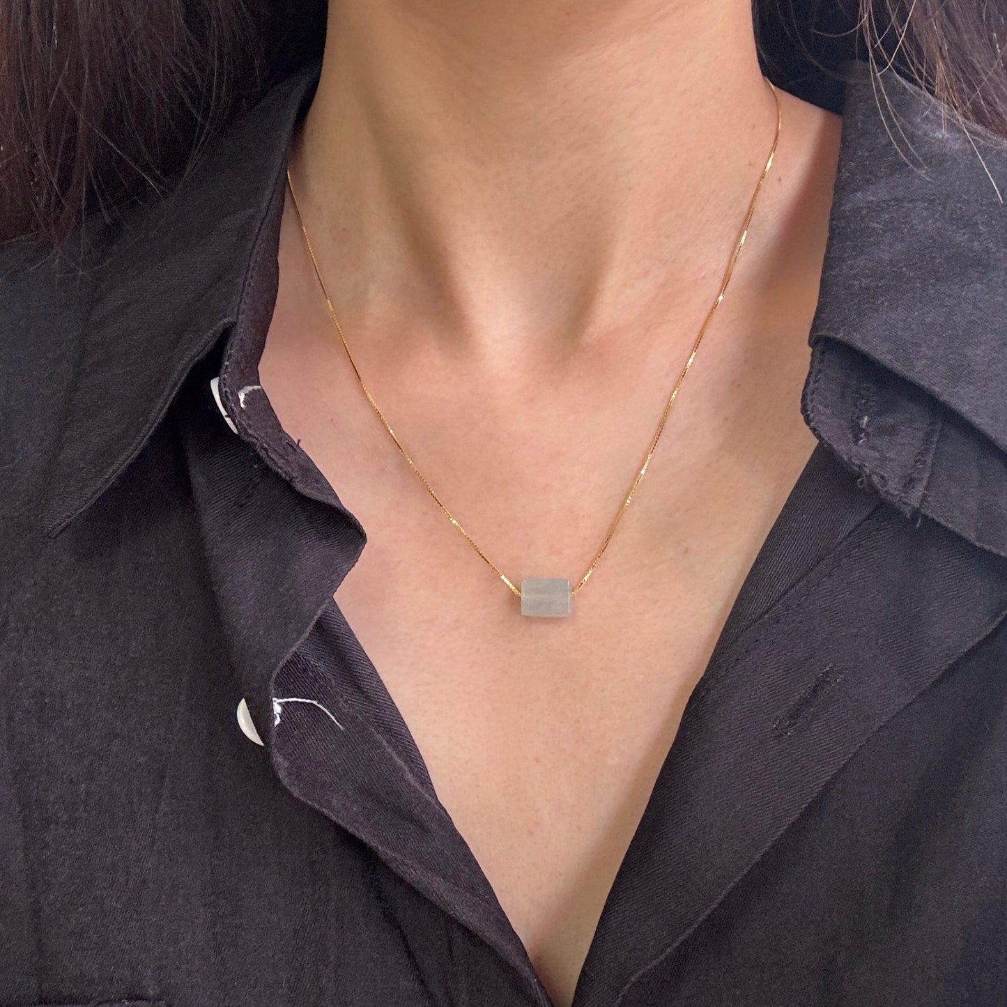 Slate Jadeite Necklace