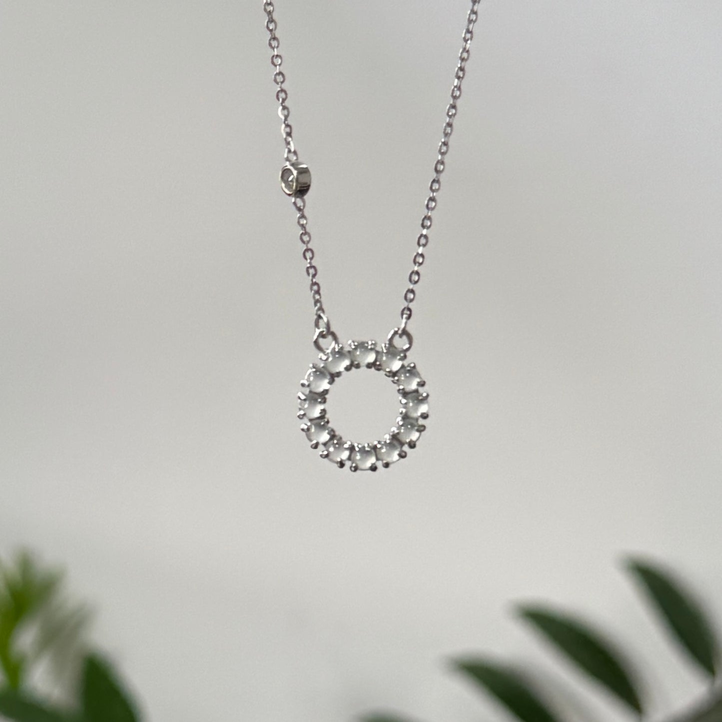 Halo Jadeite Necklace