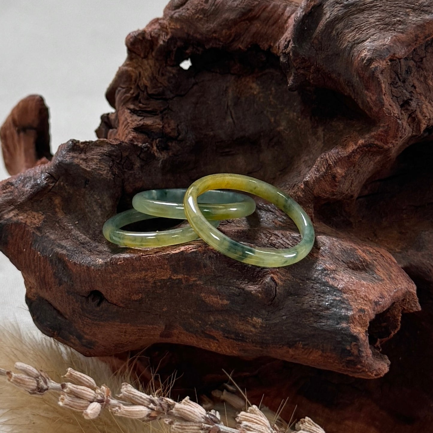 Willow Jadeite Rings