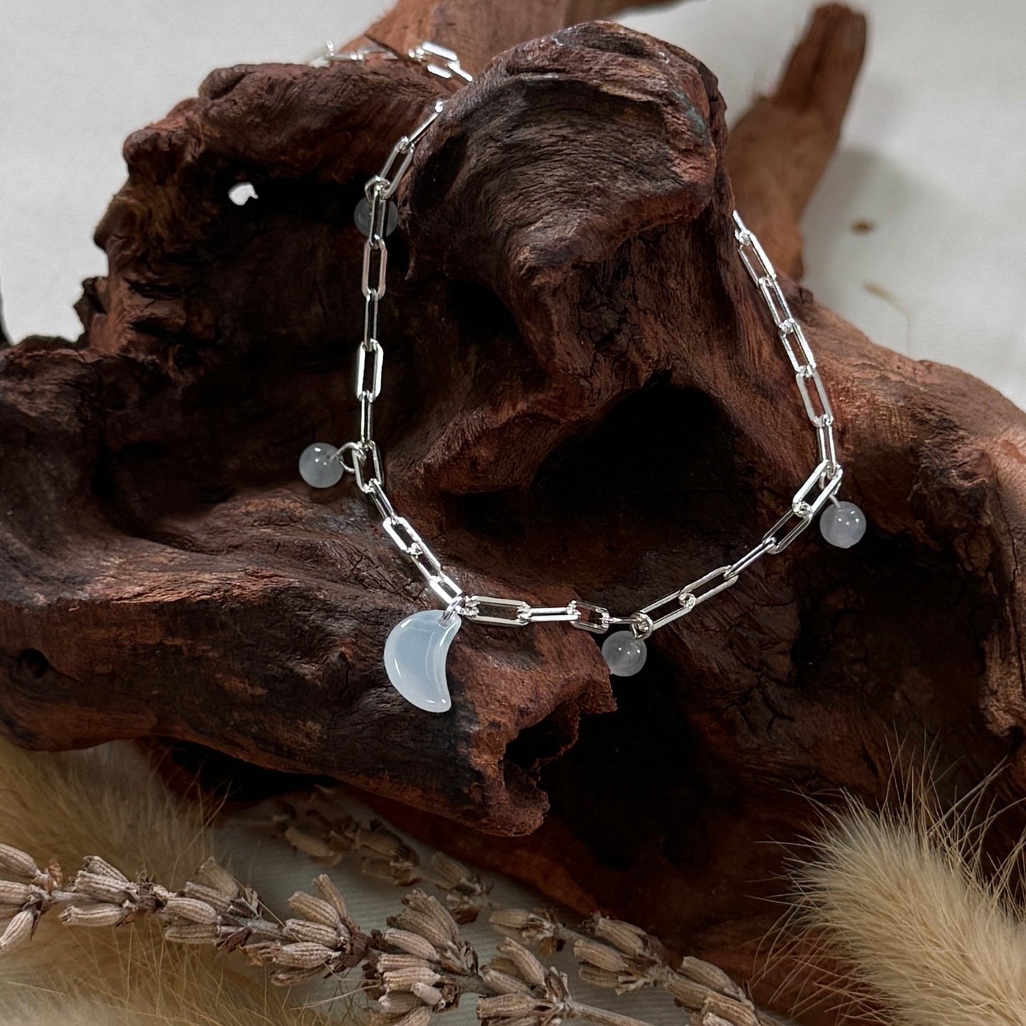 Crescent Jadeite Bracelet