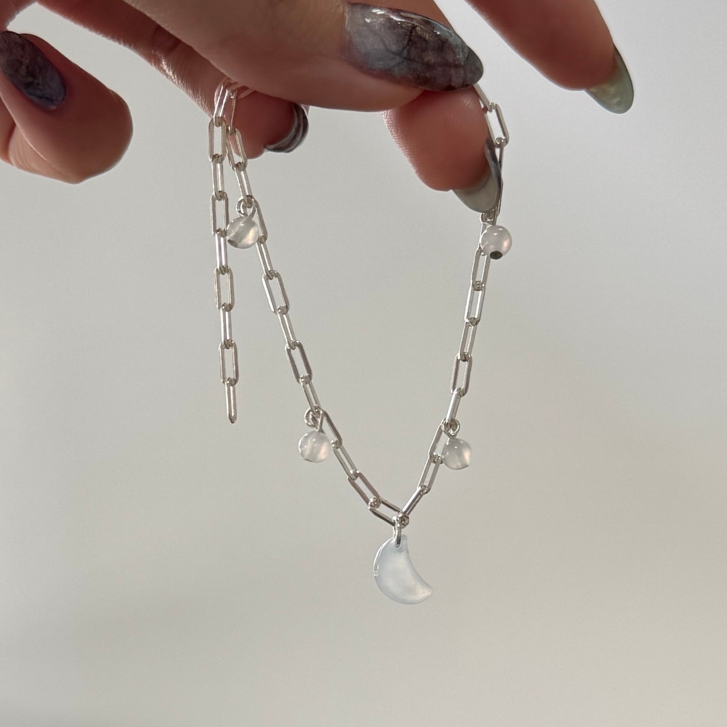 Crescent Jadeite Bracelet