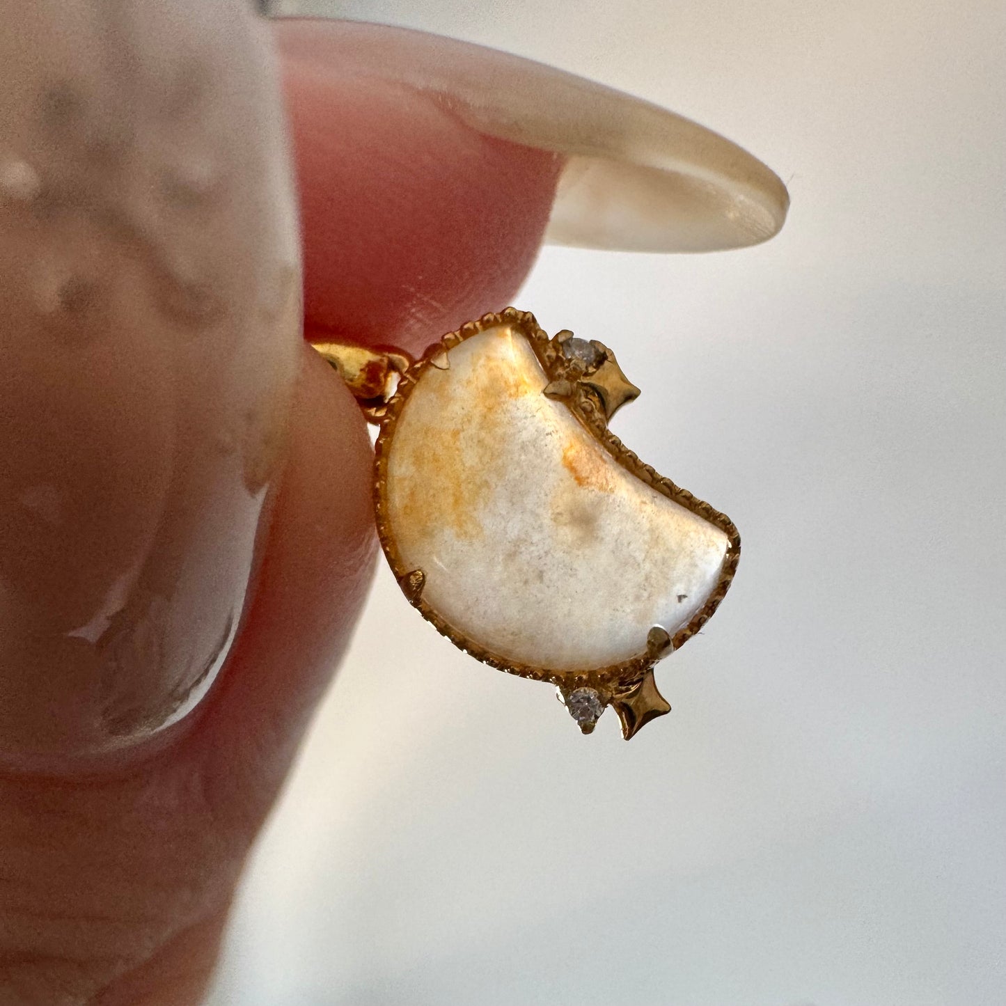 18k Luna Jadeite Pendant