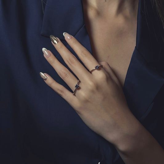 Violet Tanzanite Ring
