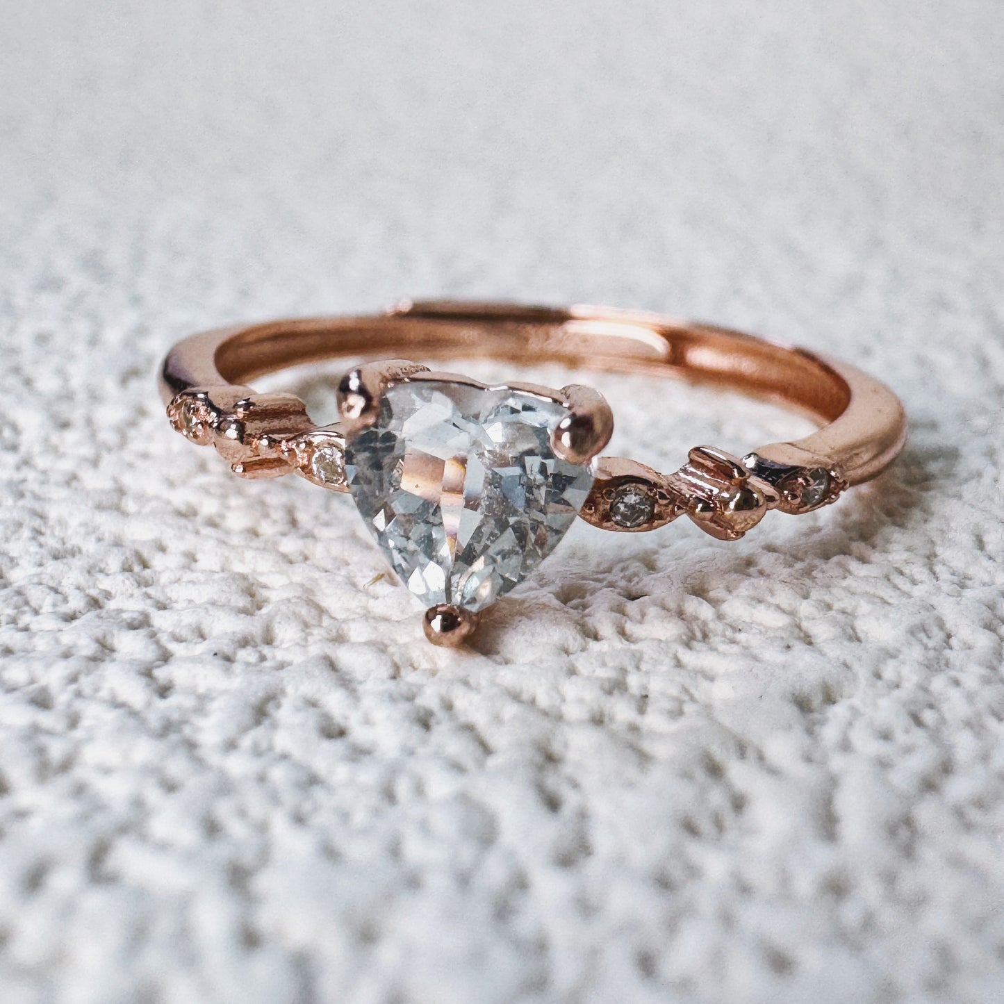 Elara Aquamarine Ring