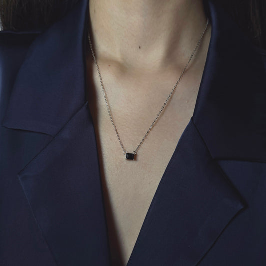 Terra Emerald-Cut Tourmaline Necklace