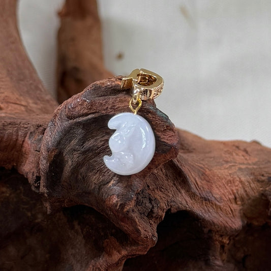 Moon Rabbit Jadeite Charm