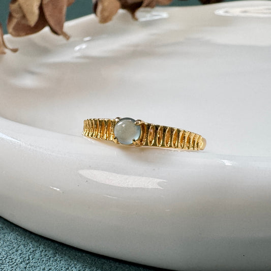 DEW | Blue Jadeite Ring