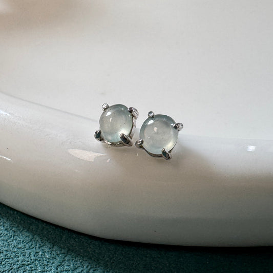 DEW | Minimalist Jadeite Earstuds
