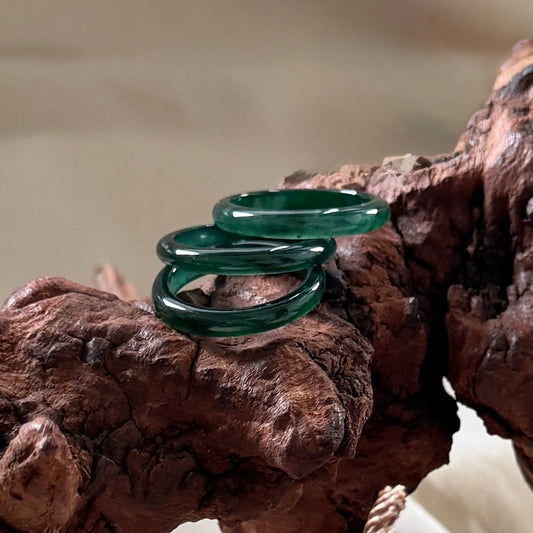 Qing Jadeite Rings