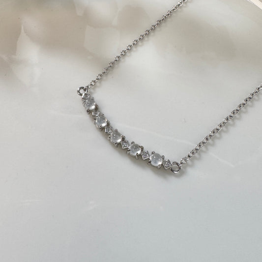 DEW | Pavé Jadeite Necklace