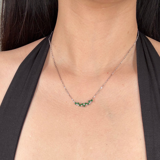 DEW | Cluster Jadeite Necklace