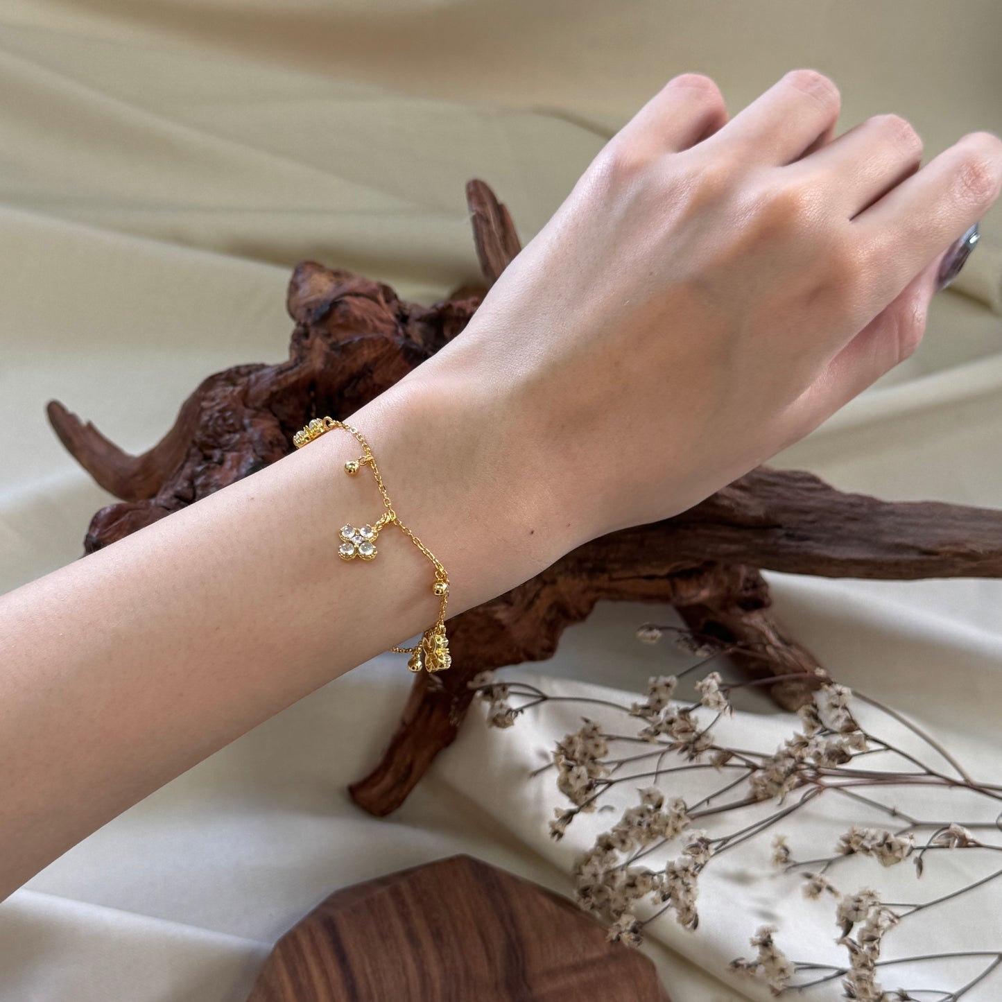 Cleo Jadeite Bracelet