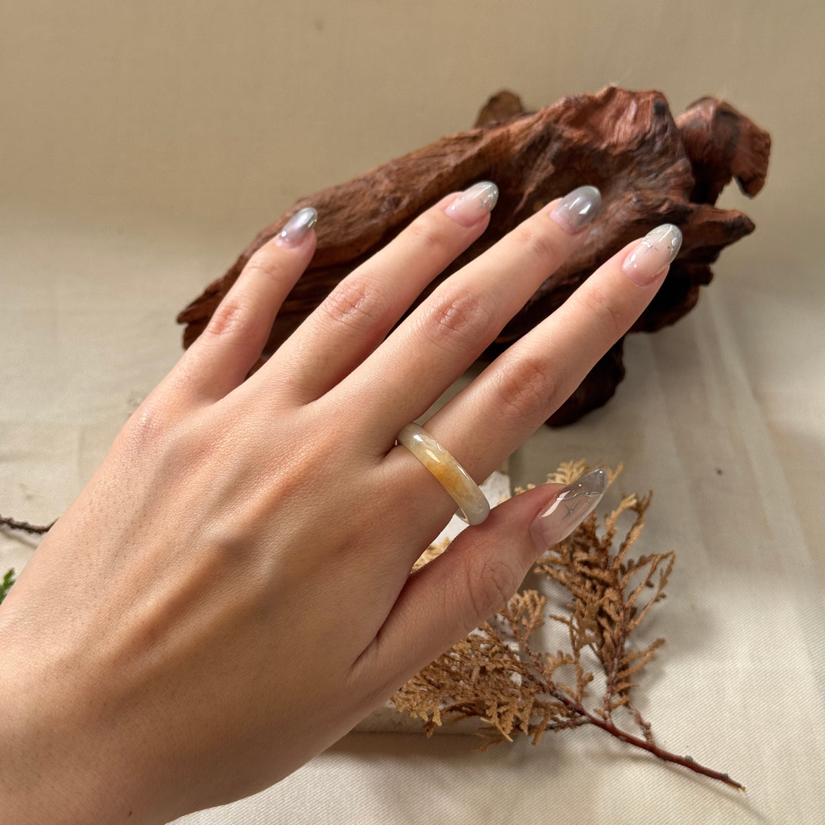 AUTUMN | Sunlit Jadeite Ring