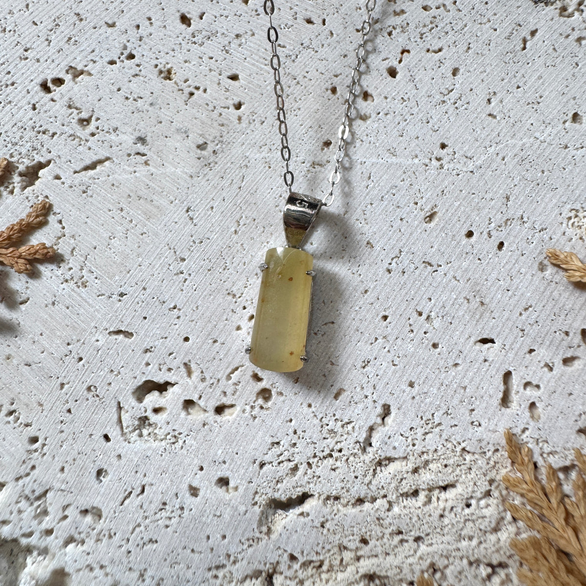 AUTUMN | Osmanthus Jadeite Necklace
