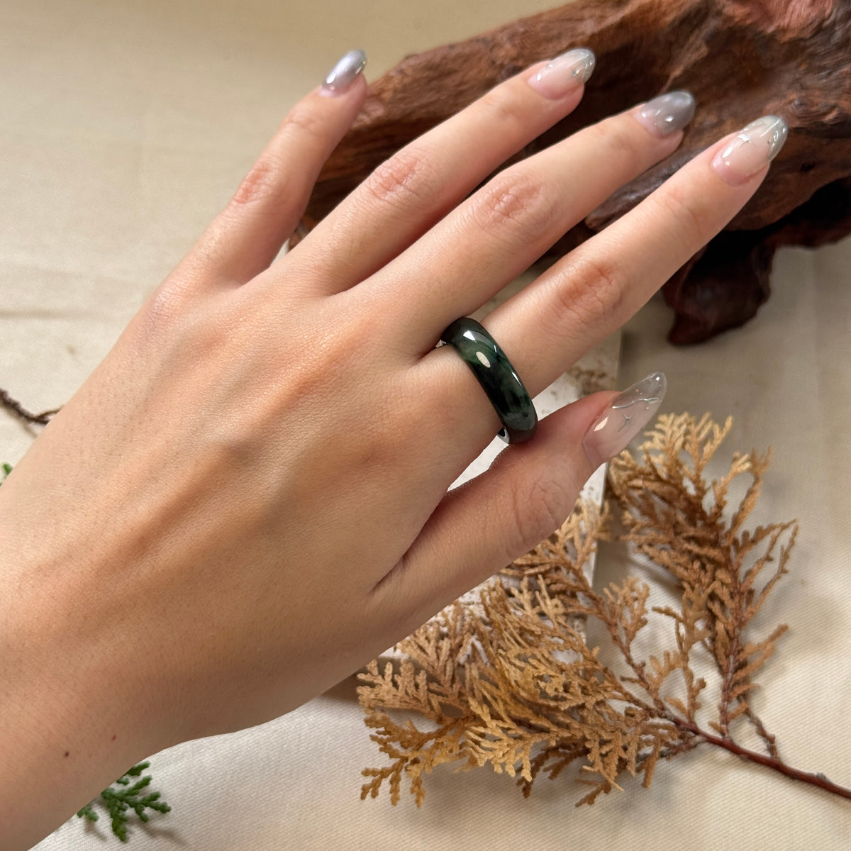 AUTUMN | Forest Jadeite Ring