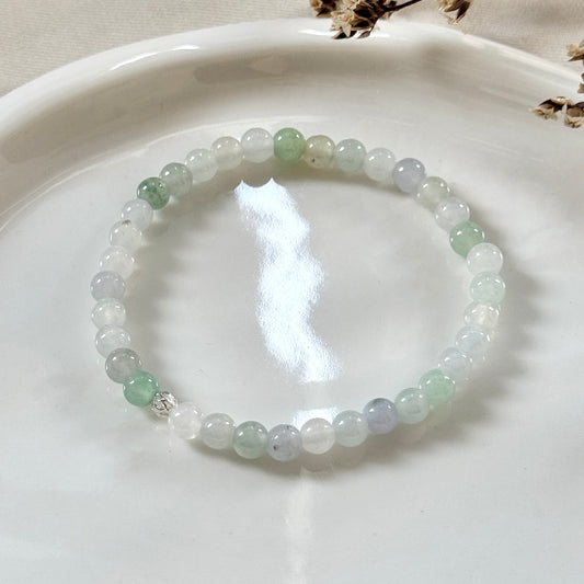Macaron Beaded Jadeite Bracelet