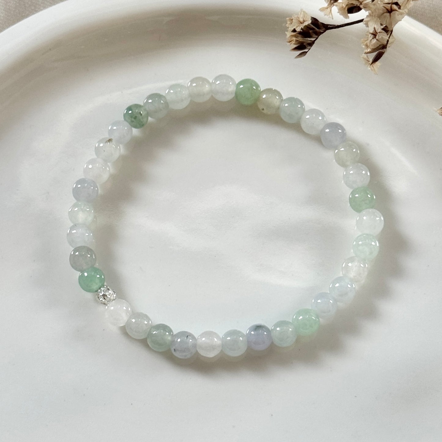 Macaron Beaded Jadeite Bracelet