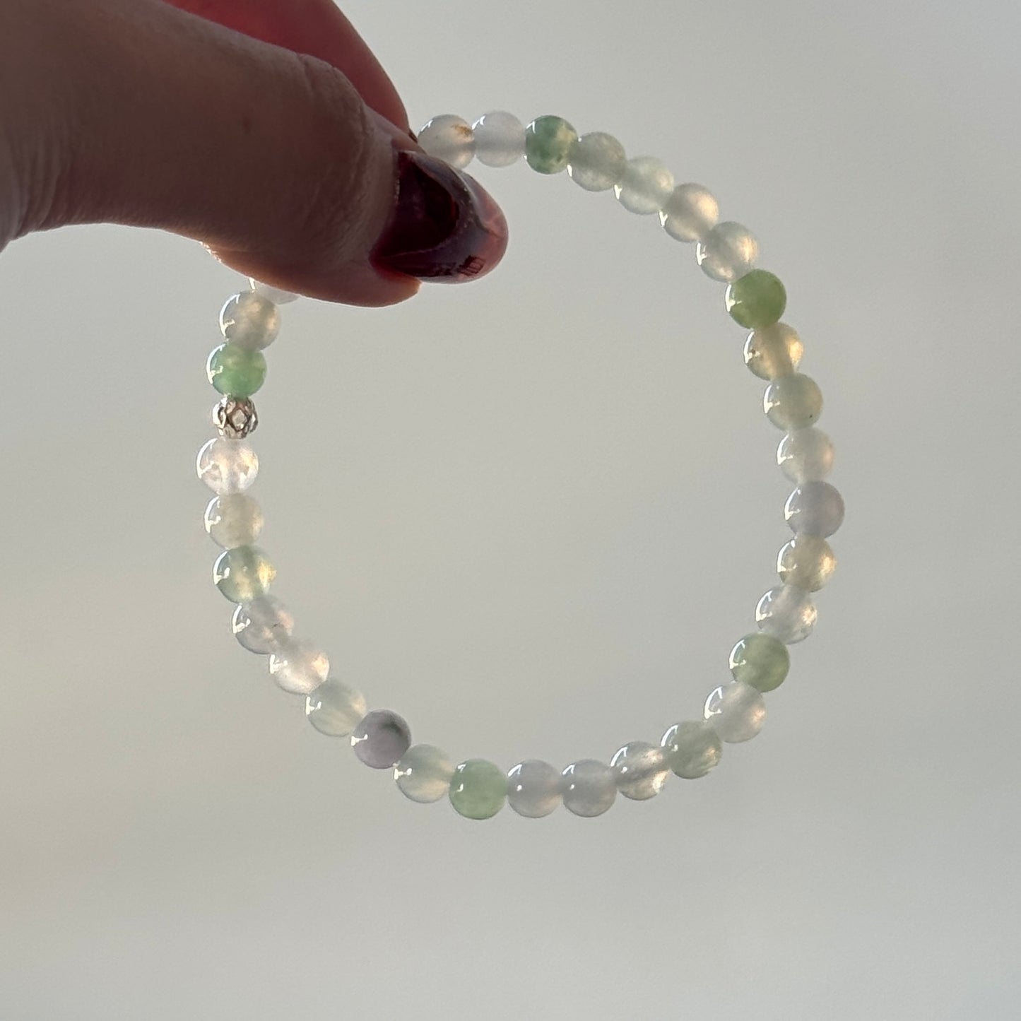 Macaron Beaded Jadeite Bracelet