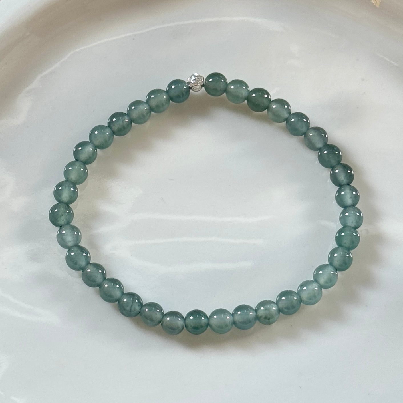 Glacé Beaded Jadeite Bracelet