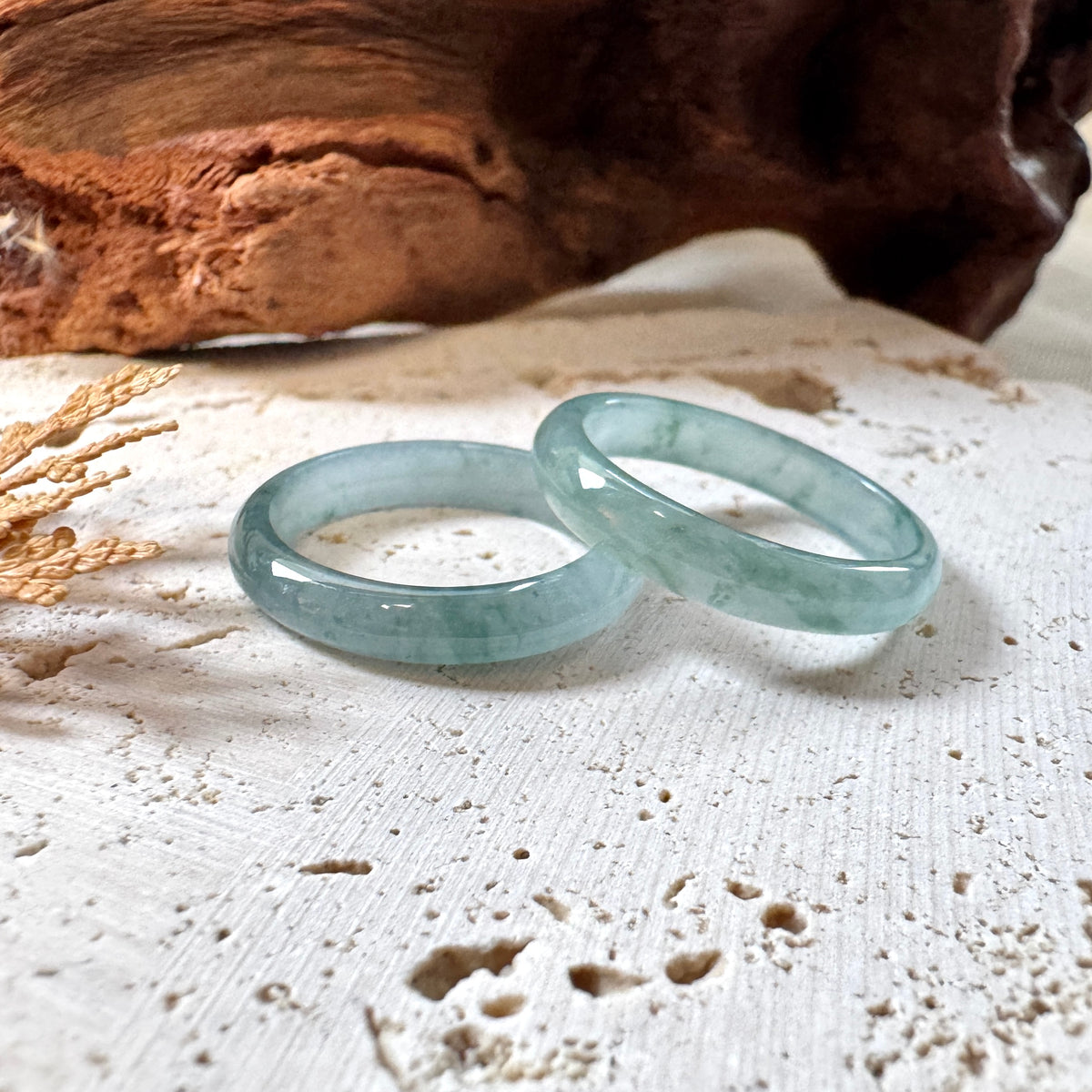 AUTUMN | Dusty Jadeite Rings