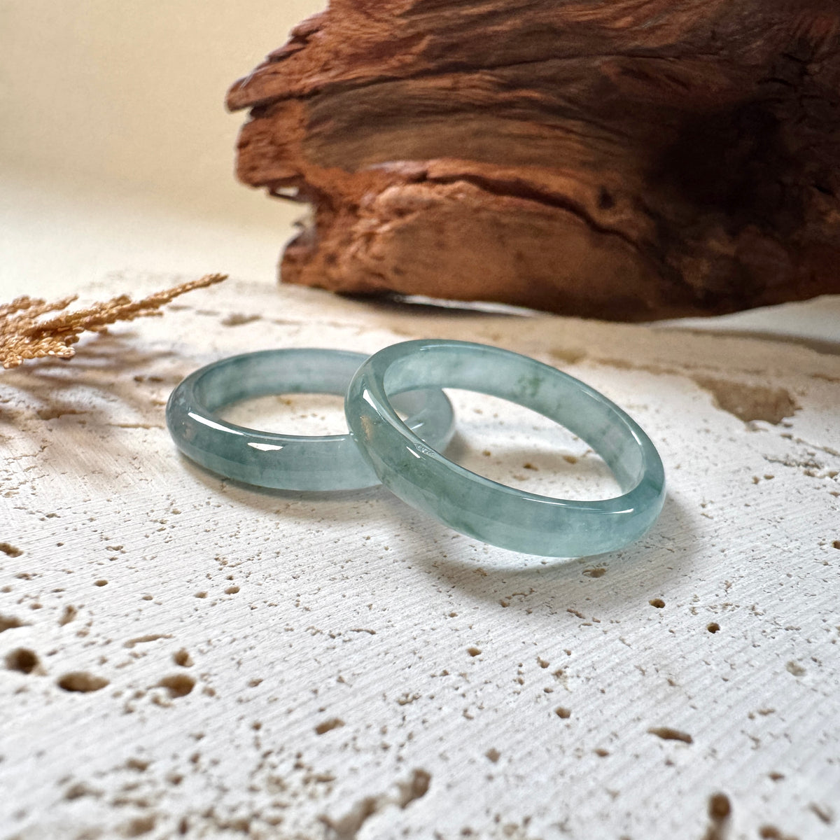 AUTUMN | Dusty Jadeite Rings