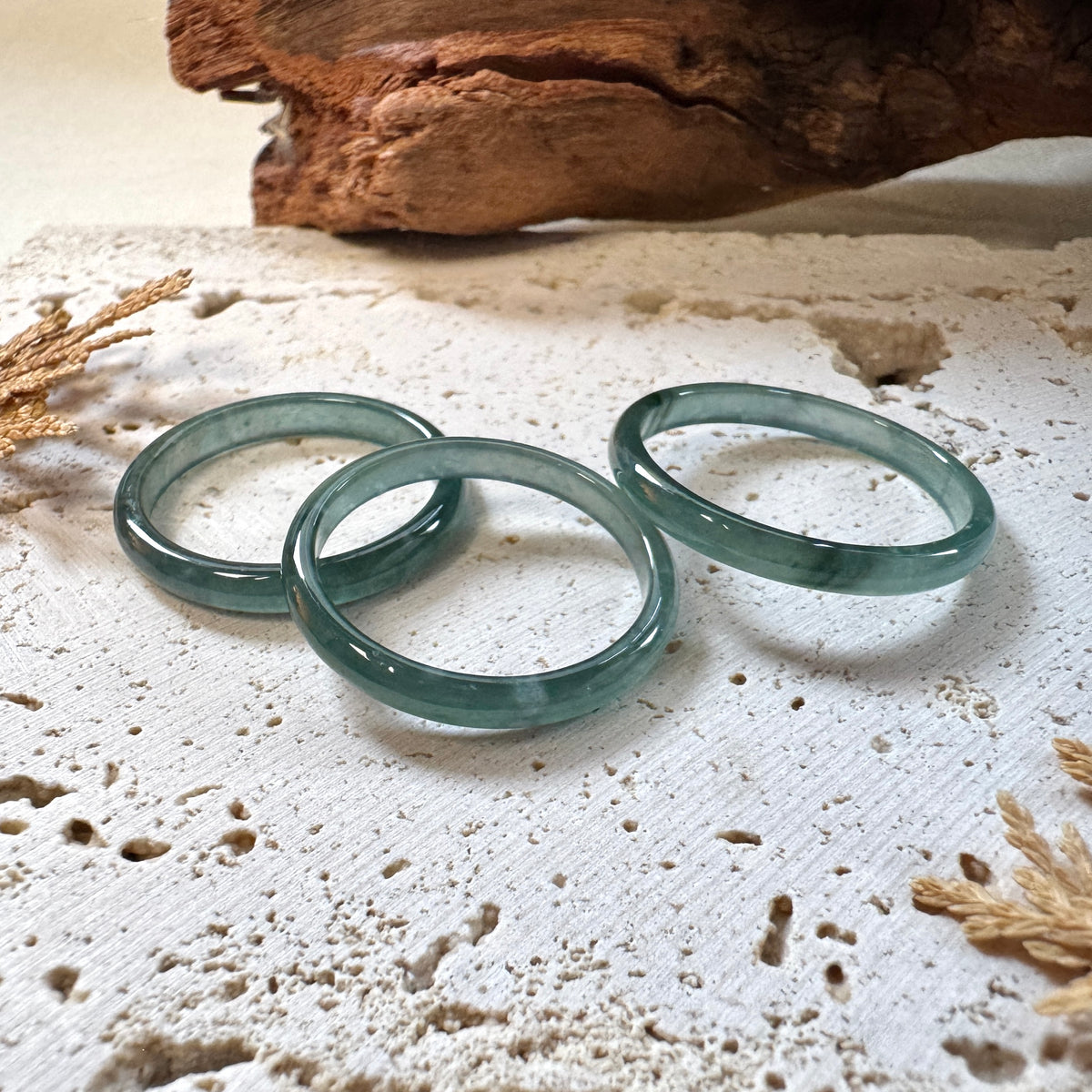 AUTUMN | Skinny Jadeite Rings