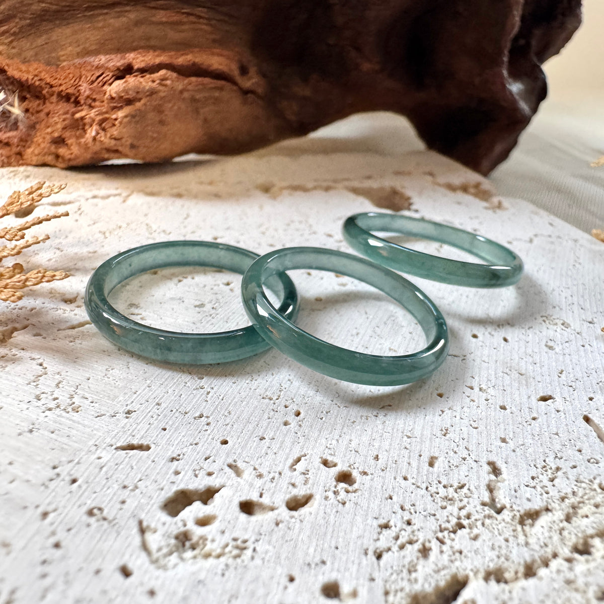 AUTUMN | Skinny Jadeite Rings