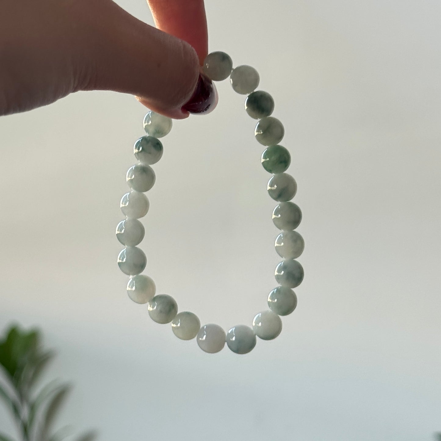 Ripple Beaded Jadeite Bracelet