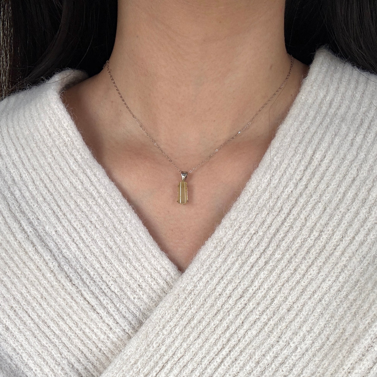 AUTUMN | Osmanthus Jadeite Necklace