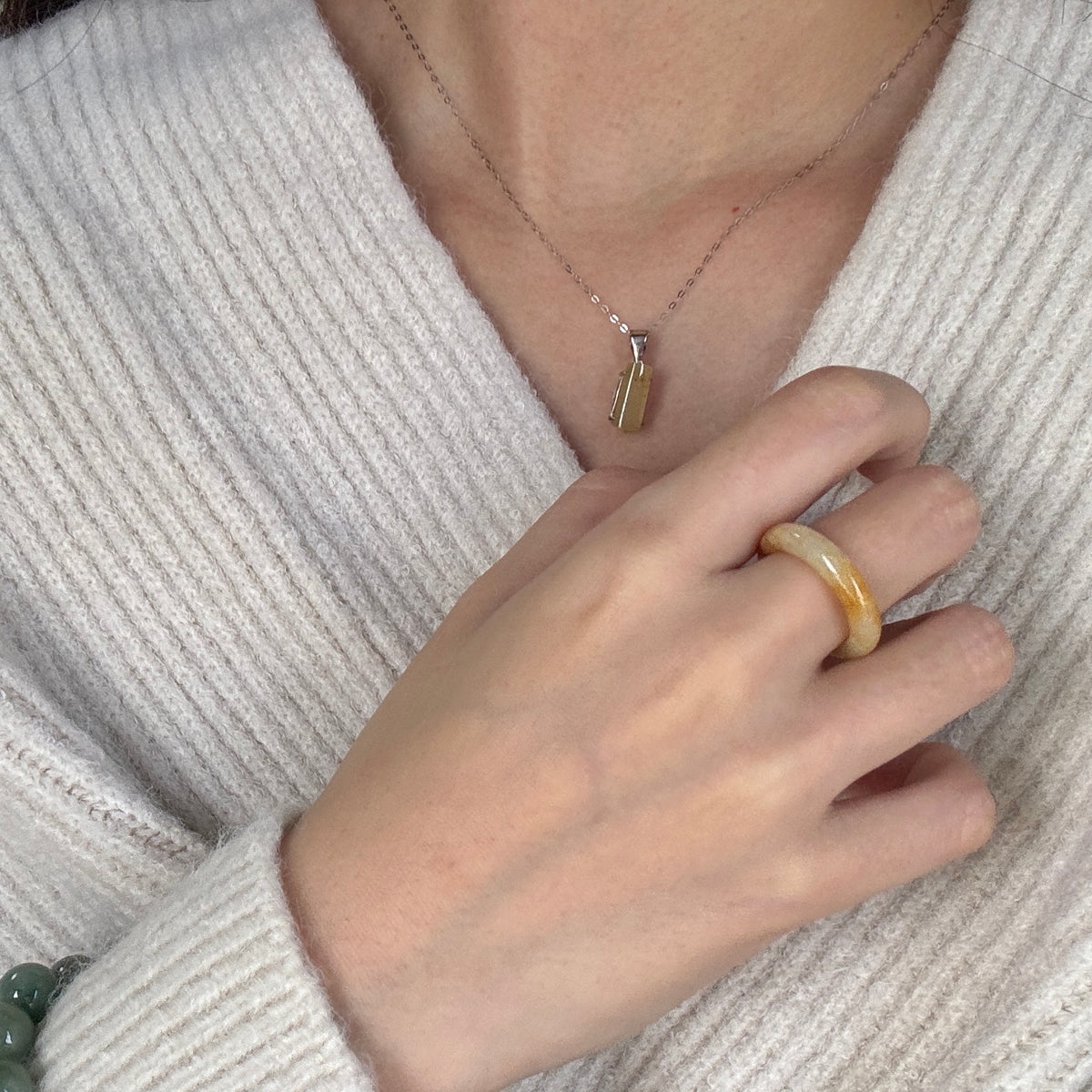AUTUMN | Yellow Jadeite Rings
