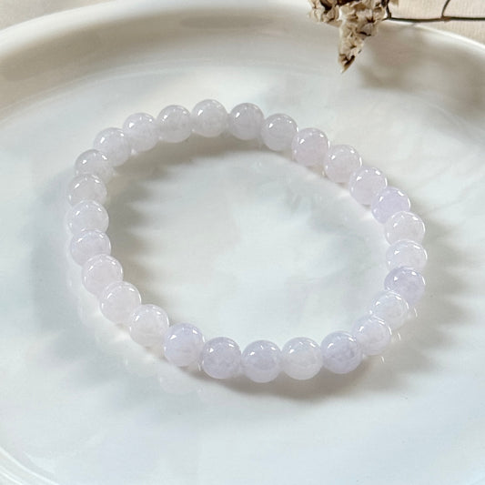 Bubblegum Beaded Jadeite Bracelet