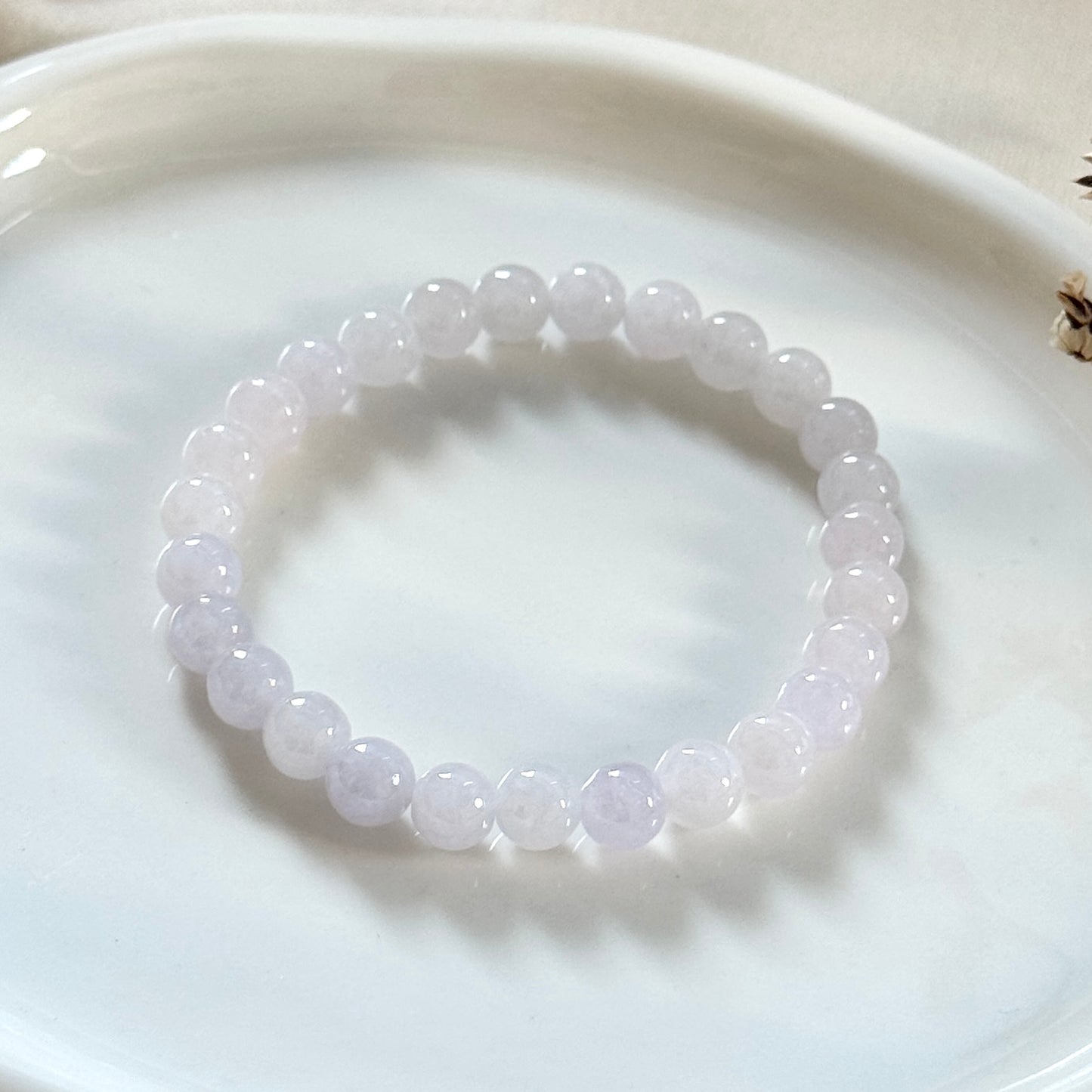 Bubblegum Beaded Jadeite Bracelet