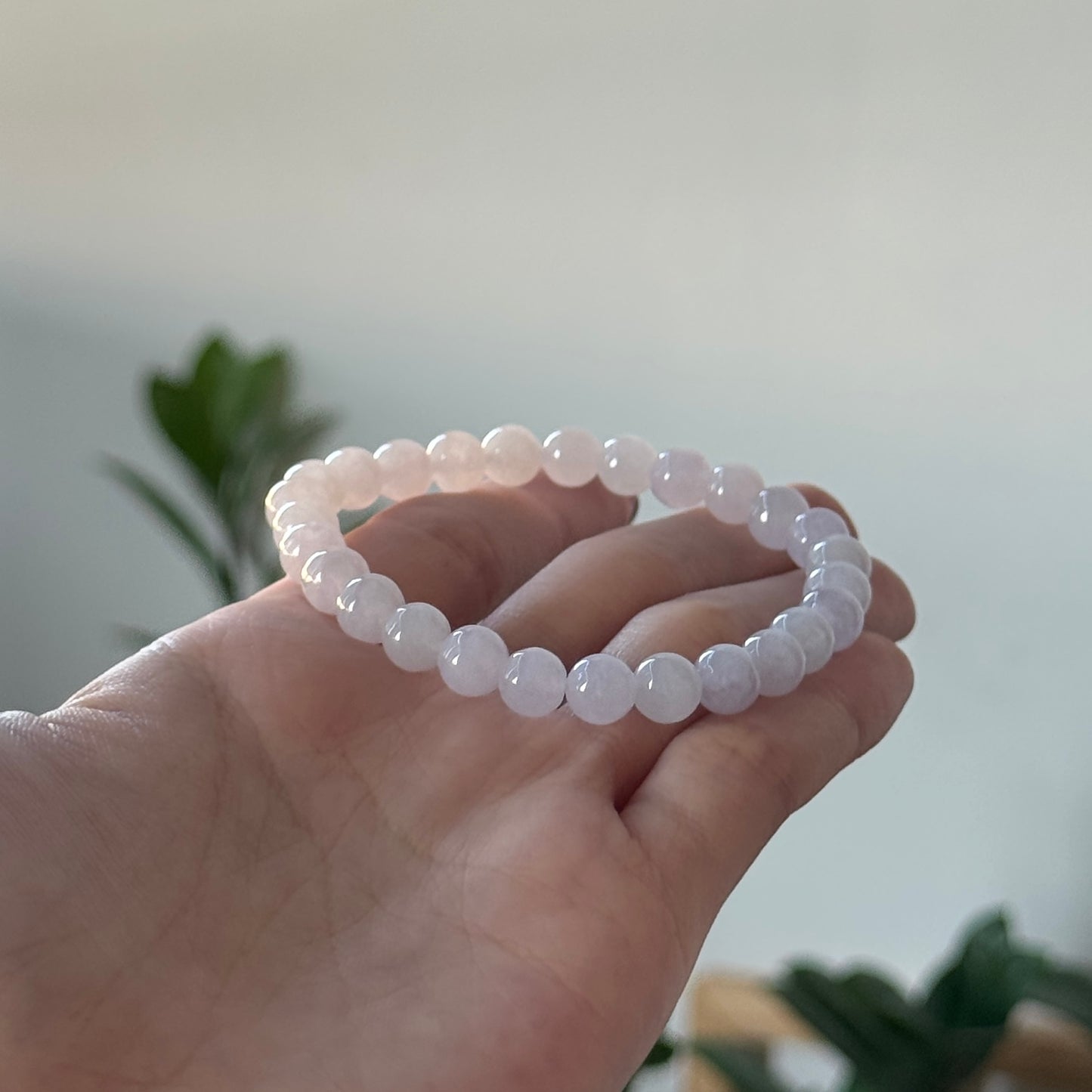Bubblegum Beaded Jadeite Bracelet
