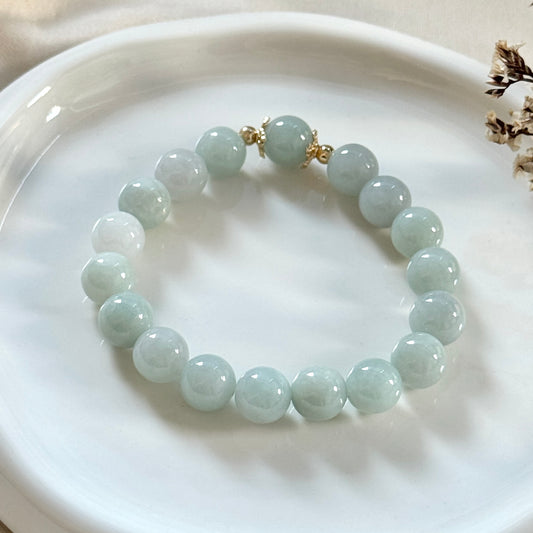 Meringue Beaded Jadeite Bracelet