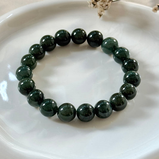 Pistachio Beaded Jadeite Bracelet