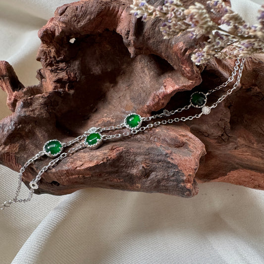 Cleo Jadeite Bracelet