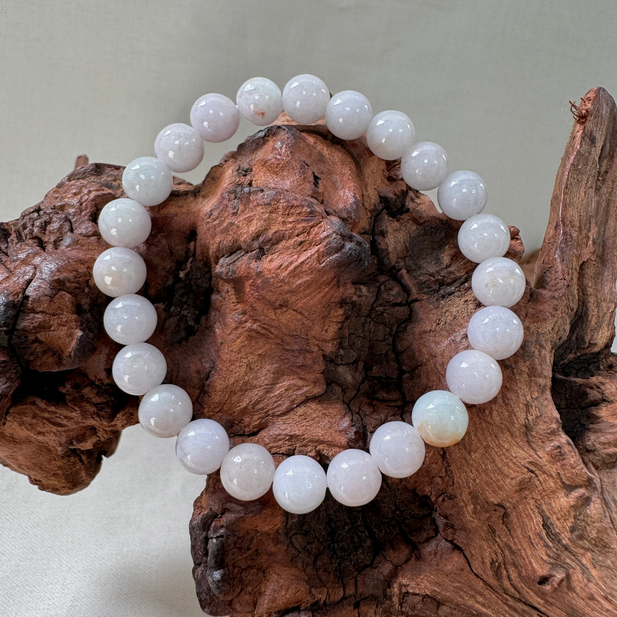 STACK | Lavender Osmanthus Jadeite Beaded Bracelet
