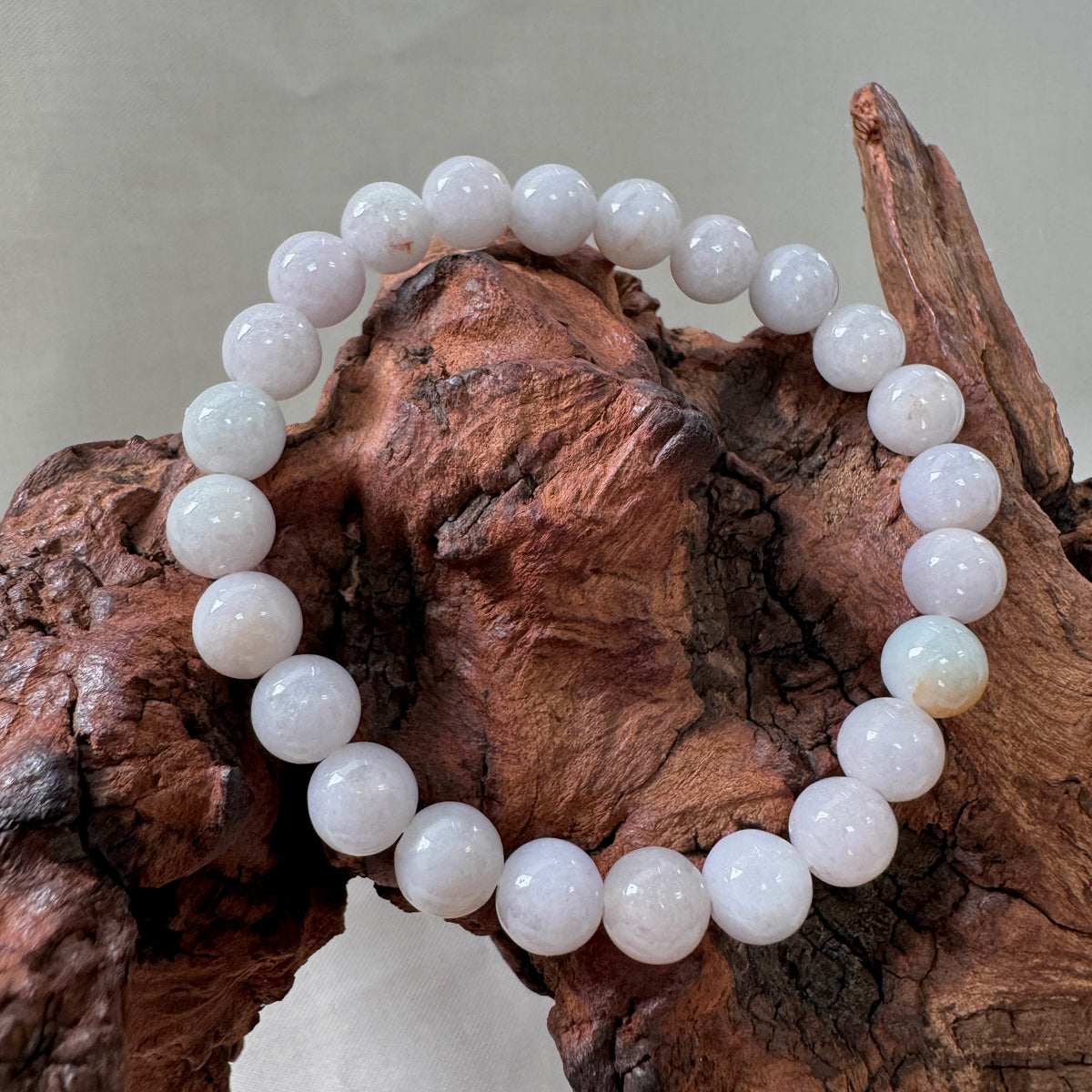 STACK | Lavender Osmanthus Jadeite Beaded Bracelet